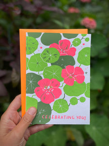 Celebrating You Screen Printed Card
