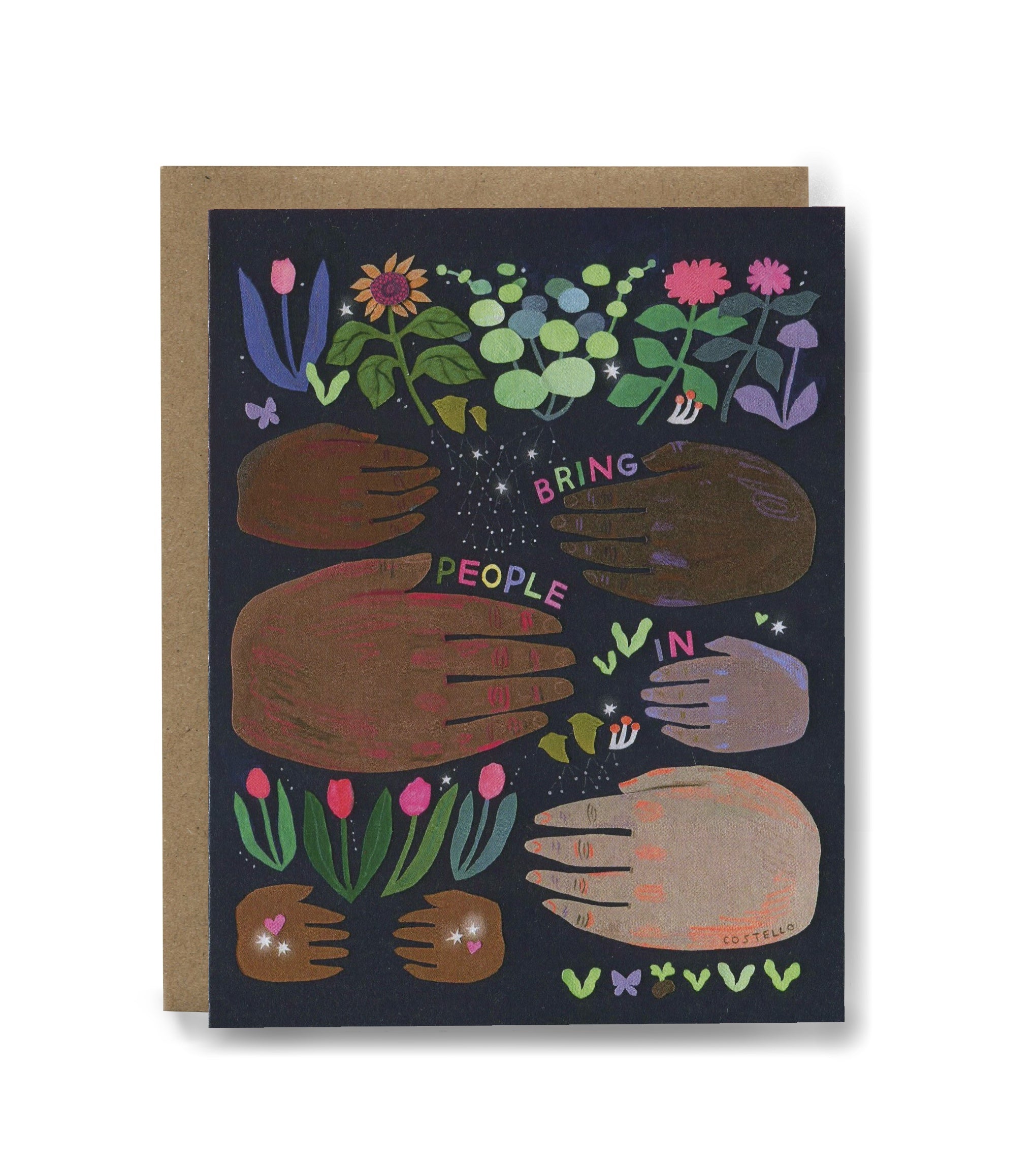 Bring People In Greeting Card – Olly Costello Creative Practice