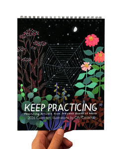 Available November 1st! KEEP PRACTICING 2026 Calendar