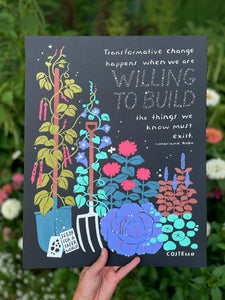 Willing To Build Print Fundraiser