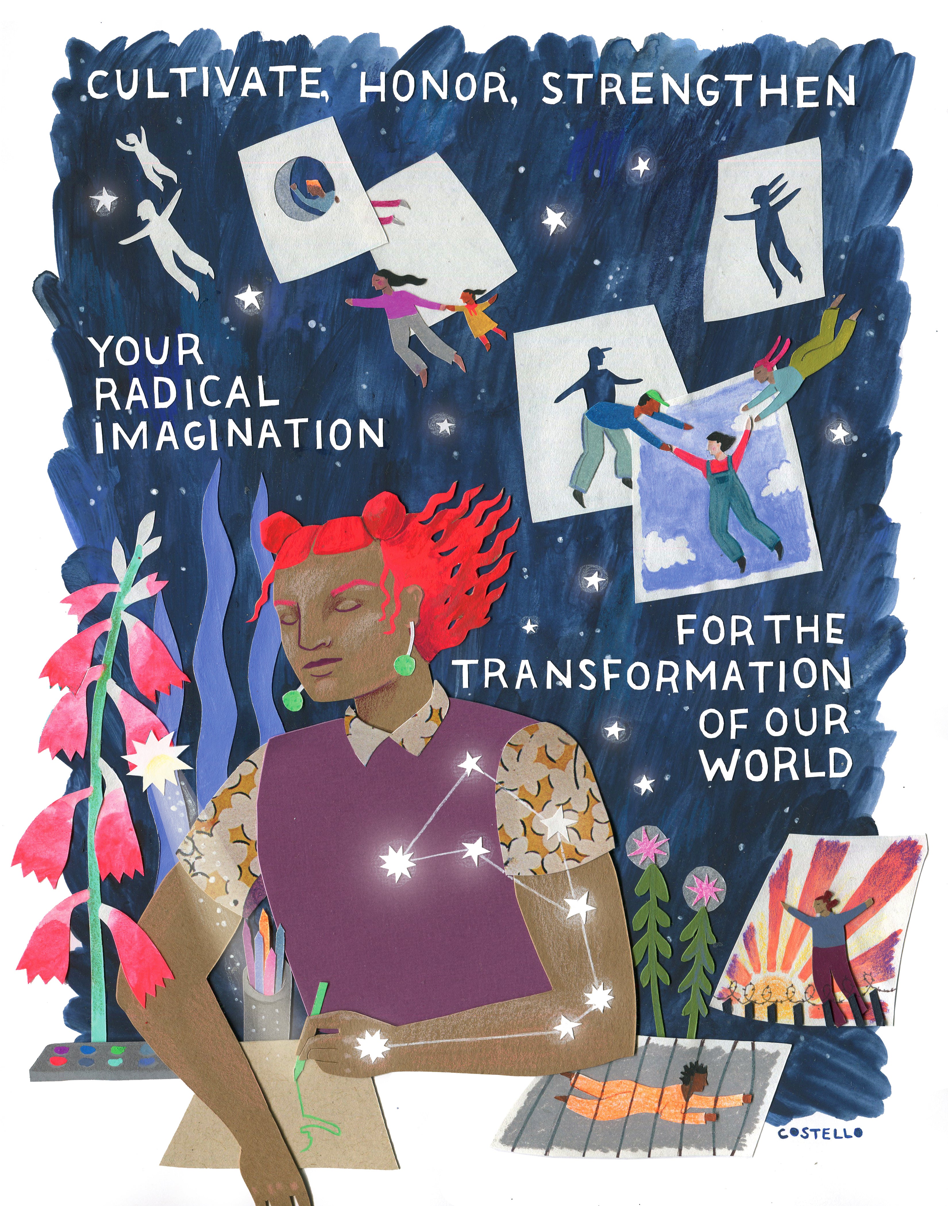 Radical Imagination Greeting Card